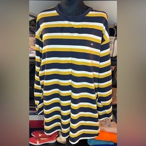 RALPH LAUREN SPORT BLACK AND GOLD SWEATER